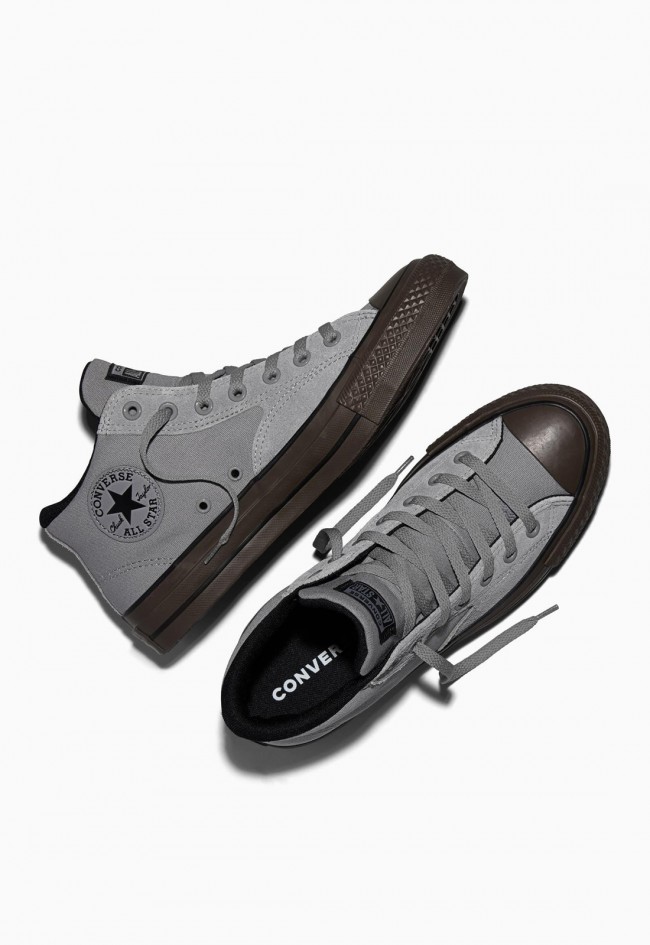 Zapatillas de hombre Converse Chuck Taylor All Star Malden Street Mid gris | Estilo skate y OrthoLite