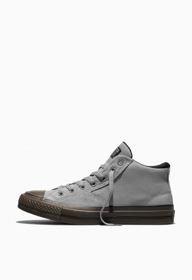 Zapatillas de hombre Converse Chuck Taylor All Star Malden Street Mid gris | Estilo skate y OrthoLite